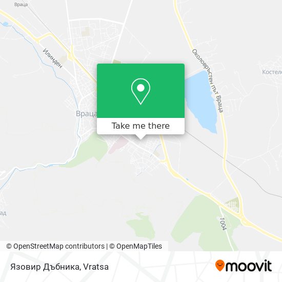 Язовир Дъбника map