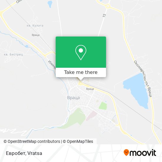 Евробет map