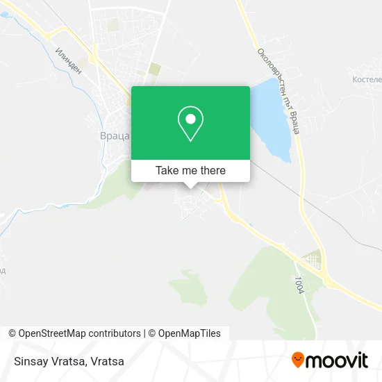 Карта Sinsay Vratsa