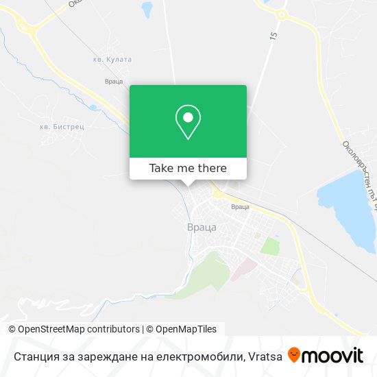 Станция за зареждане на електромобили map