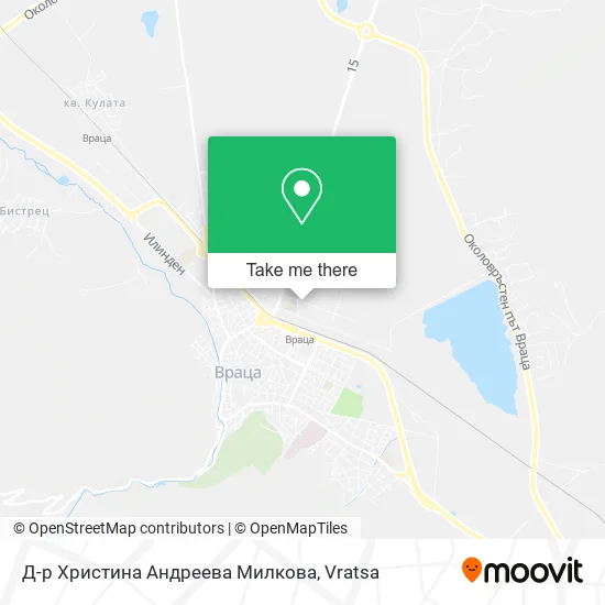 Карта Д-р Христина Андреева Милкова