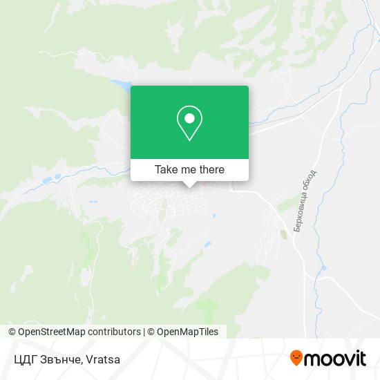 ЦДГ Звънче map