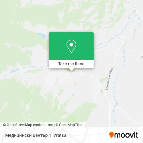 Карта Медицински център 1