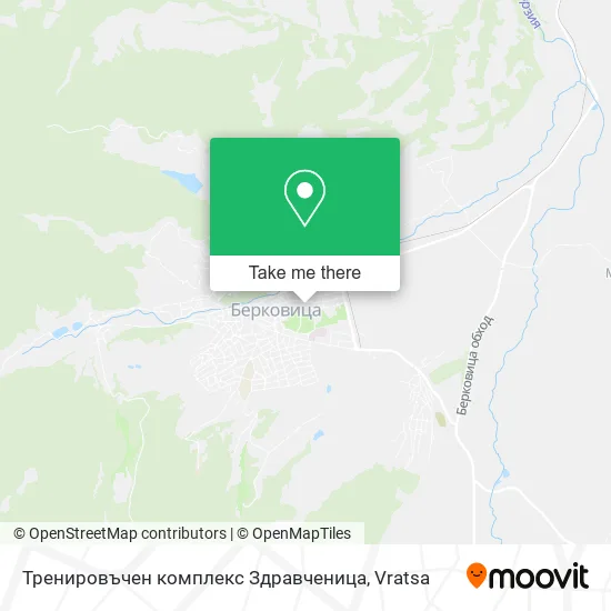 Карта Тренировъчен комплекс Здравченица