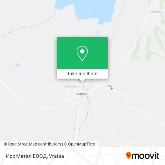 Карта Ирх Метал ЕООД
