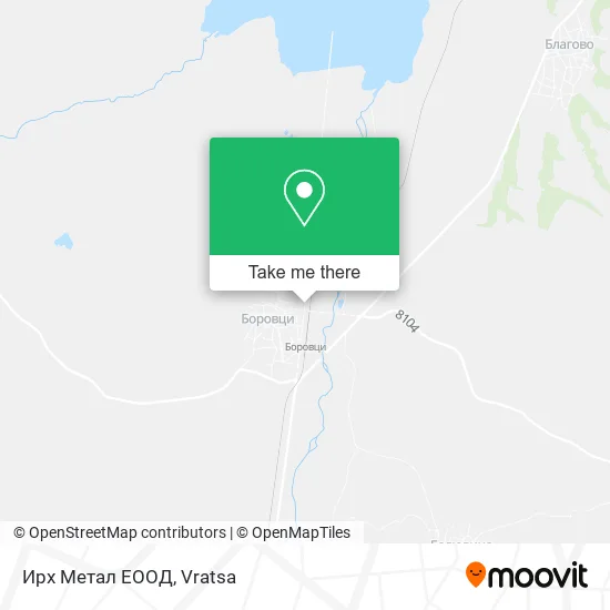 Карта Ирх Метал ЕООД