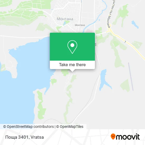 Карта Поща 3401