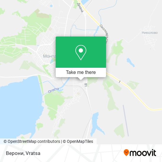 Верони map