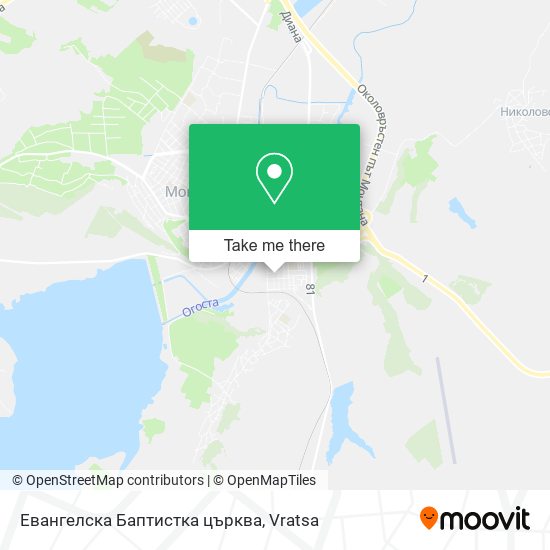 Евангелска Баптистка църква map
