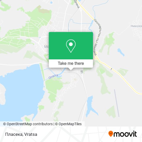 Пласека map