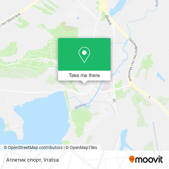 Карта Атлетик спорт