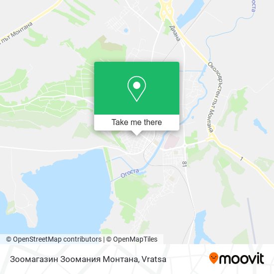 Зоомагазин Зоомания Монтана map