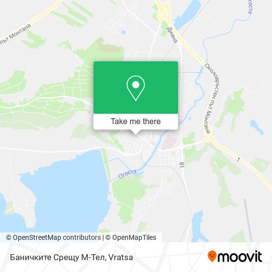 Карта Баничките Срещу М-Тел