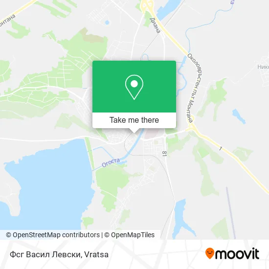 Карта Фсг Васил Левски