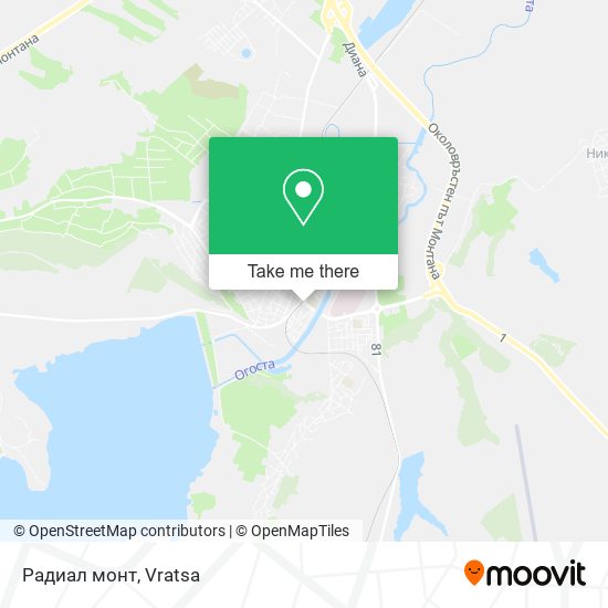 Радиал монт map