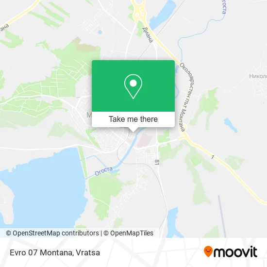 Карта Evro 07 Montana