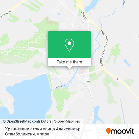 Карта Хранителни стоки улица Александър Стамболийски