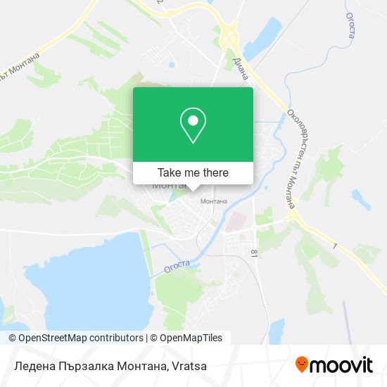 Ледена Пързалка Монтана map