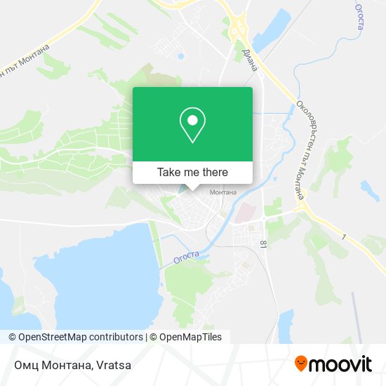 Омц Монтана map