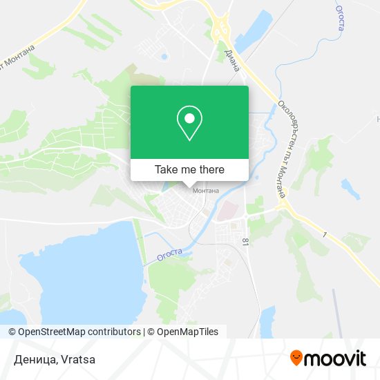 Деница map