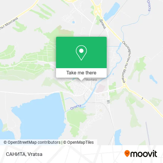 Карта САНИТА