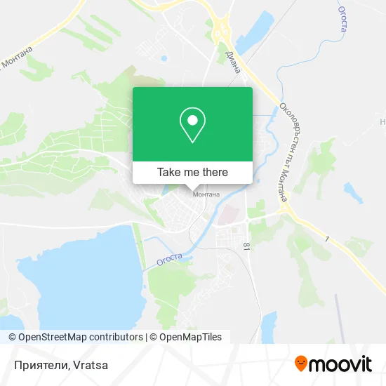 Карта Приятели