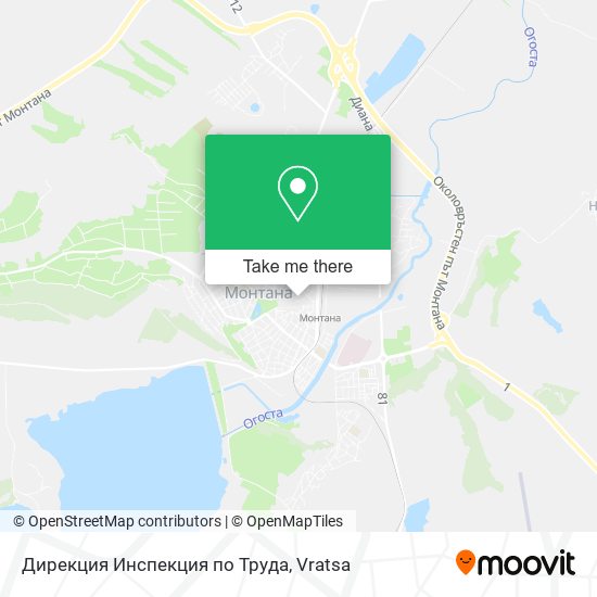 Дирекция Инспекция по Труда map