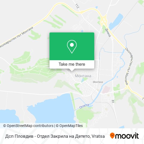 Карта Дсп Пловдив - Отдел Закрила на Детето
