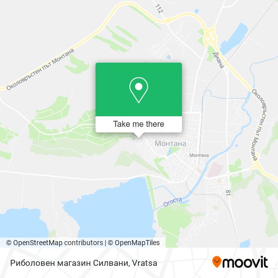 Риболовен магазин Силвани map