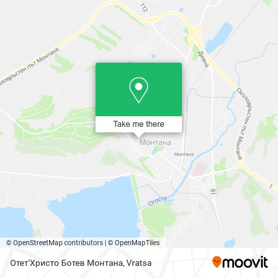 Отет'Христо Ботев Монтана map