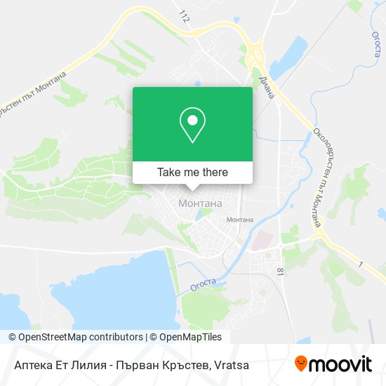 Аптека Ет Лилия - Първан Кръстев map
