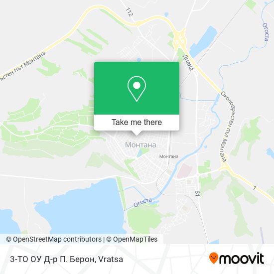 3-ТО ОУ Д-р П. Берон map