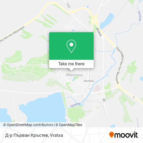 Карта Д-р Първан Кръстев
