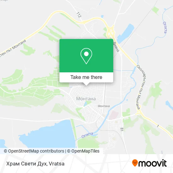 Карта Храм Свети Дух