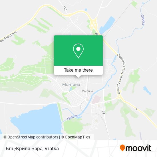 Бпц-Крива Бара map
