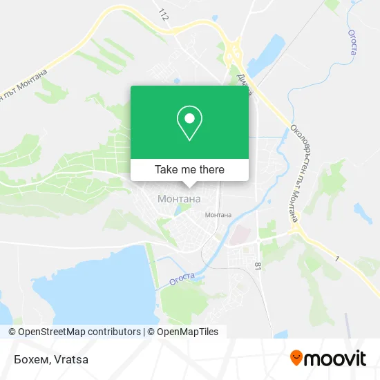 Карта Бохем