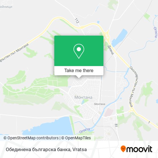 Обединена българска банка map
