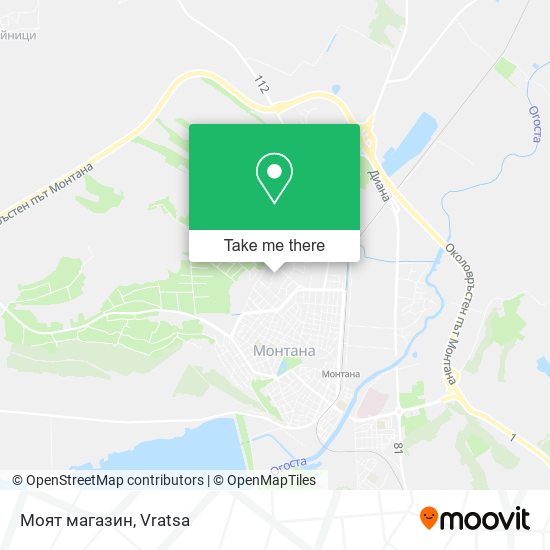 Моят магазин map