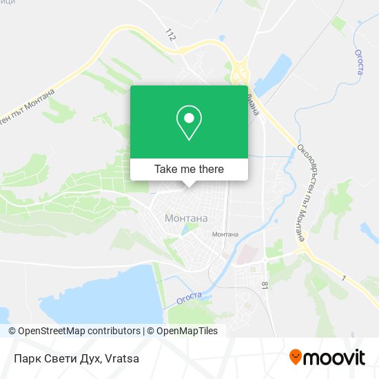 Парк Свети Дух map