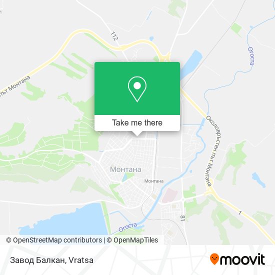 Завод Балкан map