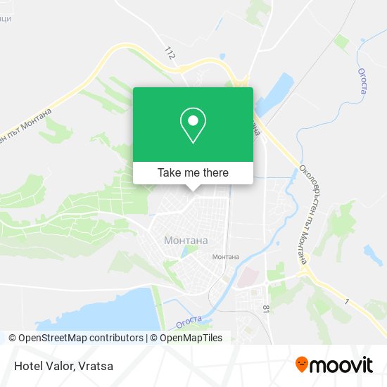 Hotel Valor map