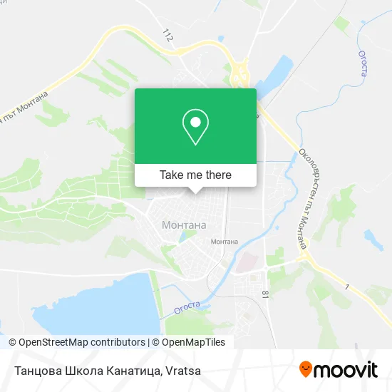 Карта Танцова Школа Канатица