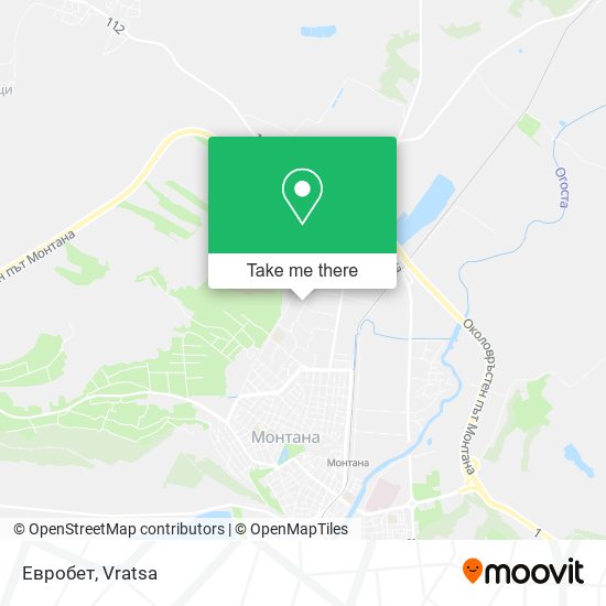 Евробет map