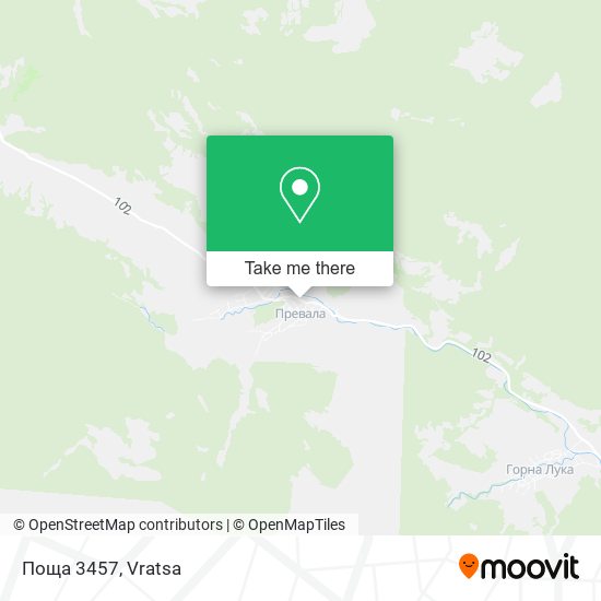 Поща 3457 map