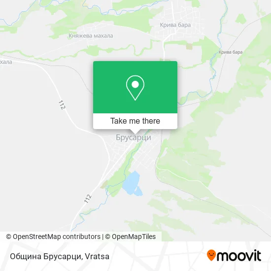 Карта Община Брусарци