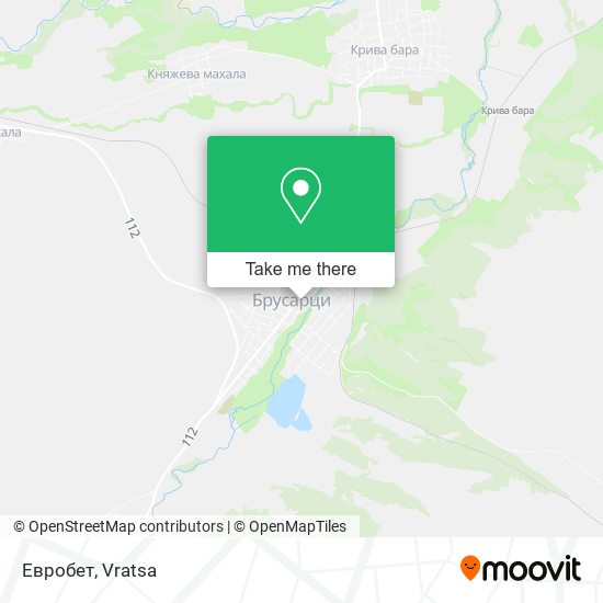 Евробет map