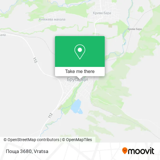 Карта Поща 3680