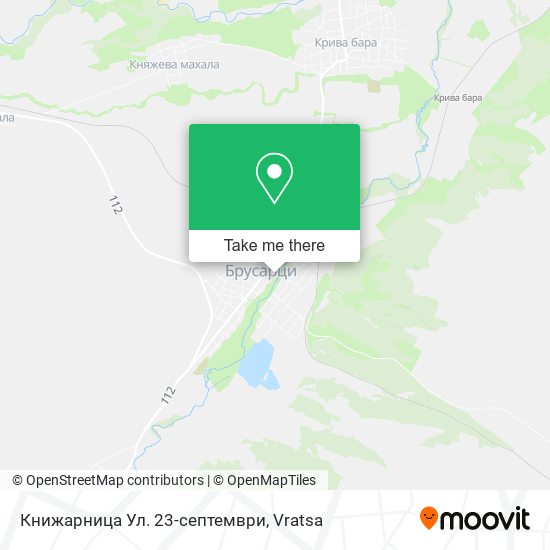 Книжарница Ул. 23-септември map