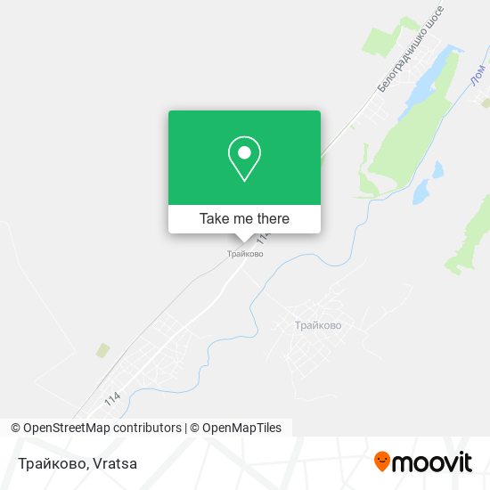 Карта Трайково