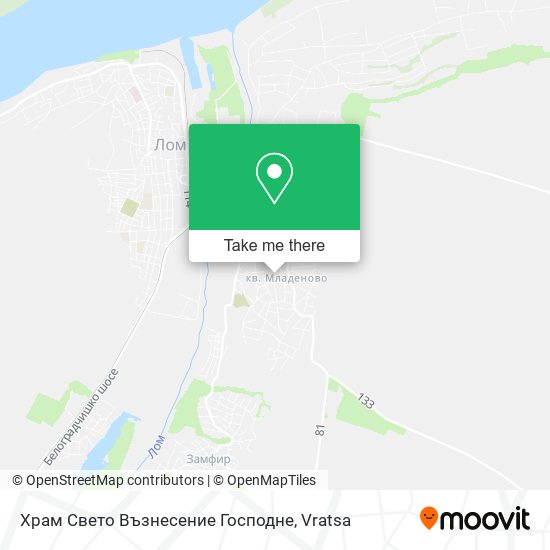 Храм Свето Възнесение Господне map